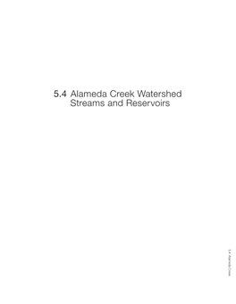 5.4 Alameda Creek Watershed Streams and Reservoirs