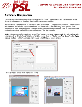 Automatic Composition