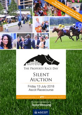 Silent Auction Friday 13 July 2018 Ascot Racecourse