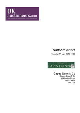 Northern Artists Tuesday 11 May 2010 19:00