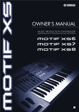 MOTIF XS Owner's Manual