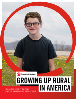 In America Growing up Rural