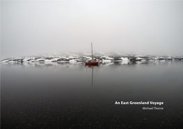 An East Greenland Voyage Michael Thorne Preface 3