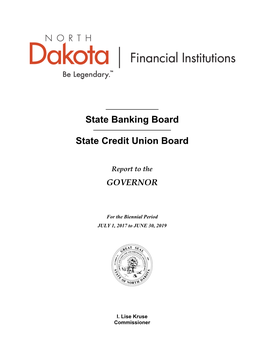 State Banking Board State Credit Union Board