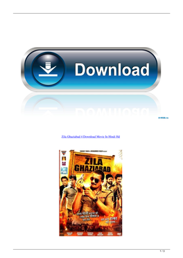 Zila Ghaziabad 4 Download Movie in Hindi Hd