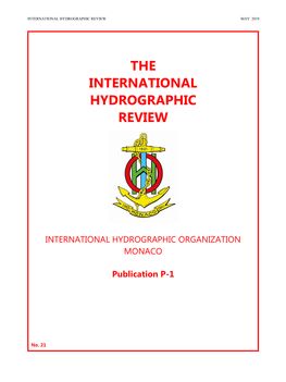 The International Hydrographic Review, 19 Pg