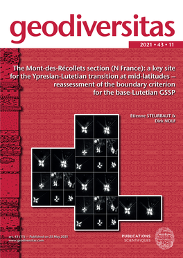 N France): a Key Site for the Ypresian-Lutetian Transition at Mid-Latitudes – Reassessment of the Boundary Criterion for the Base- Lutetian GSSP