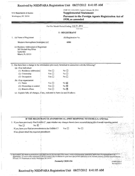 Received by NSD/FARA Registration Unit 08/27/2012 8:41:05AM