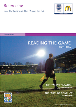 Refereeing READING the GAME