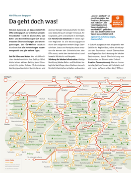 Da Geht Doch Was! Mit Zukunft“, Die Vom Bayerischen Umweltministeri- Mit Dem Auto Ist Es Am Bequemsten? Mit Abreise
