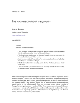 The Architecture of Inequality