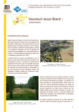 Vouneuil-Sous-Biard : Présentation