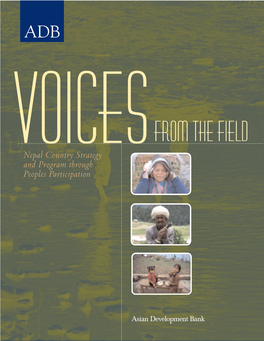Voices from the Field: Nepal Country Strategy and Program Through