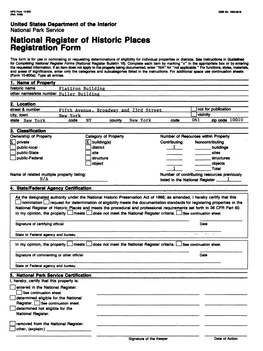 National Register of Historic Places Registration Form