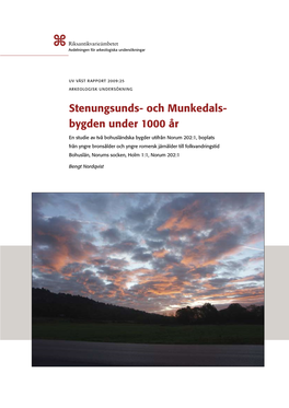 Stenungsunds- Och Munkedals- Bygden Under 1000 År