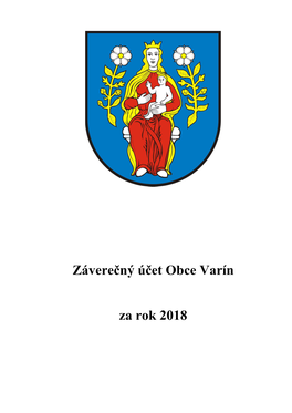 Záverečný Účet Obce Varín Za Rok 2018