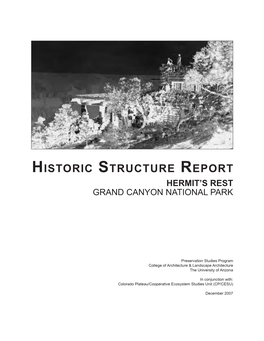 Hermit's Rest Historic Structure Report