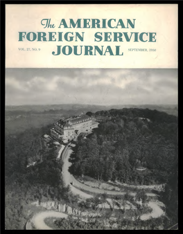 The Foreign Service Journal, September 1950