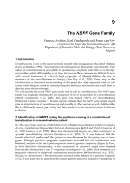 The NBPF Gene Family