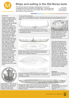 Ships and Sailing in the Old Norse Texts