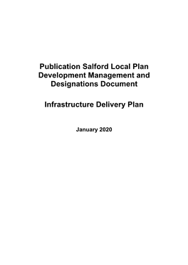 Publication Salford Local Plan Development Management and Designations Document