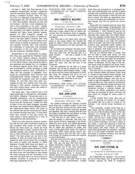 CONGRESSIONAL RECORD — Extensions of Remarks E79 on April 4, 1968, Mrs