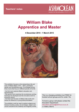 William Blake Apprentice and Master