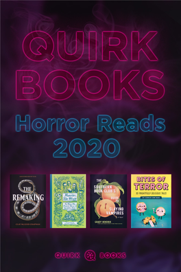 Quirk Books Horror Reads 2020