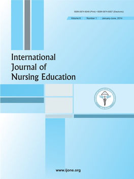 1. Amandeep Kaur-1-5.Pmd 1 2/5/2014, 1:58 PM 2 International Journal of Nursing Education