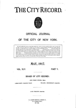 1917-05-00 Index