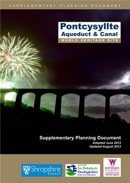 Supplementary Planning Guidance Note: Pontcysyllte Aqueduct Canal