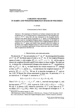 In Hardy and Weighted Bergman Spaces of Polydiscs