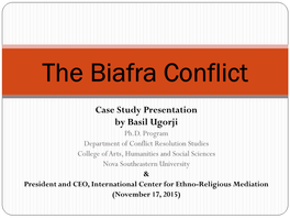 The Biafra Conflict