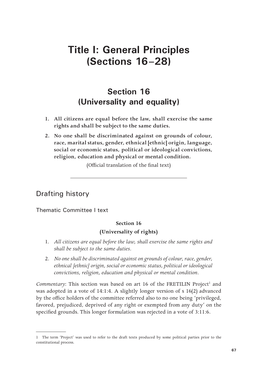 General Principles (Sections 16–28)