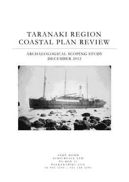 Taranaki Region Coastal Plan Review