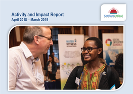 Activity and Impact Report April 2018 – March 2019