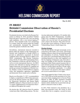 Observation of Russian Elections.Pdf