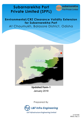 Subarnarekha Port Private Limited (SPPL)