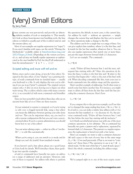 (Very) Small Editors by Jerry Peek