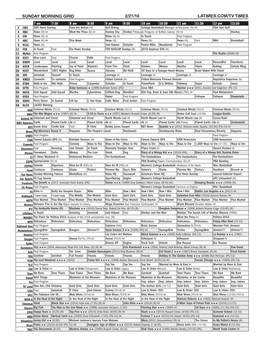 Sunday Morning Grid 2/21/16 Latimes.Com/Tv Times