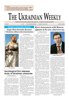 The Ukrainian Weekly 2011, No.27