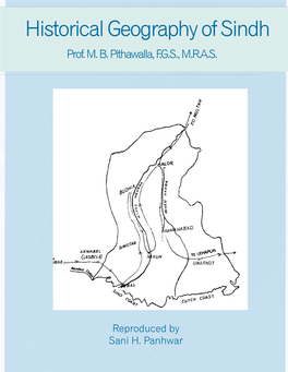 Historical Geography of Sindh