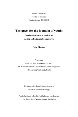 Phd the Fountain of Youth Final 3 Juni