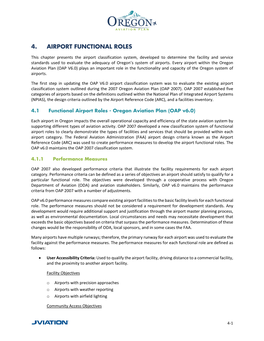 Chapter 4, Oregon Aviation Plan V6.0