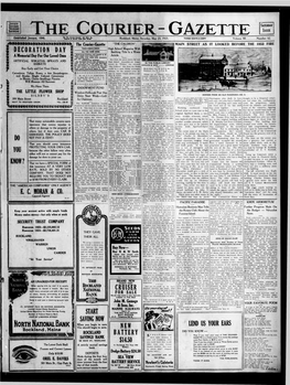 Courier Gazette : May 23, 1925