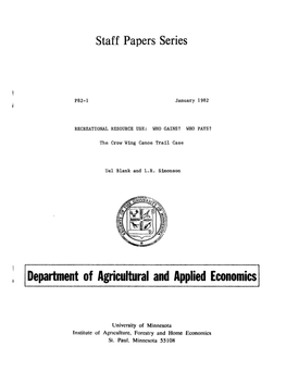 J Ldepartmentof Agriculturalandappliedeconomics