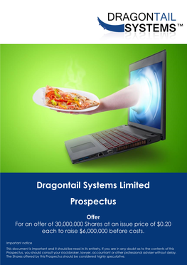 Dragontail Systems Limited Prospectus