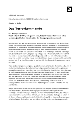 Das Terrorkommando