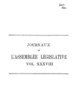 L'assemblée Législative