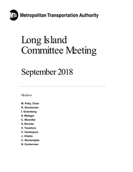 Long Island Committee Meeting